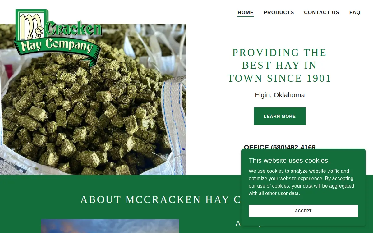 Homepage of Zimmer Hay CO LLC