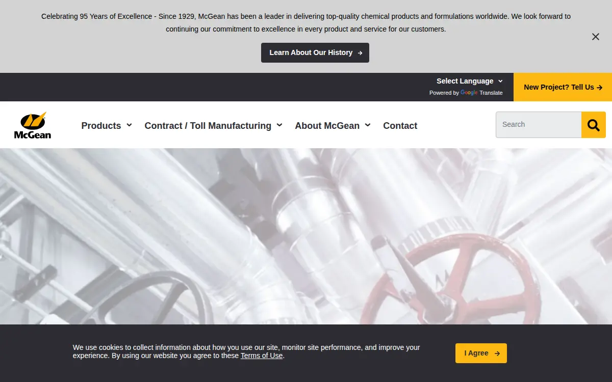 Homepage of Mcgean-rohco, INC