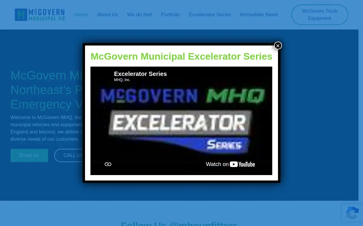 Homepage of Mcgovern Mhq INC