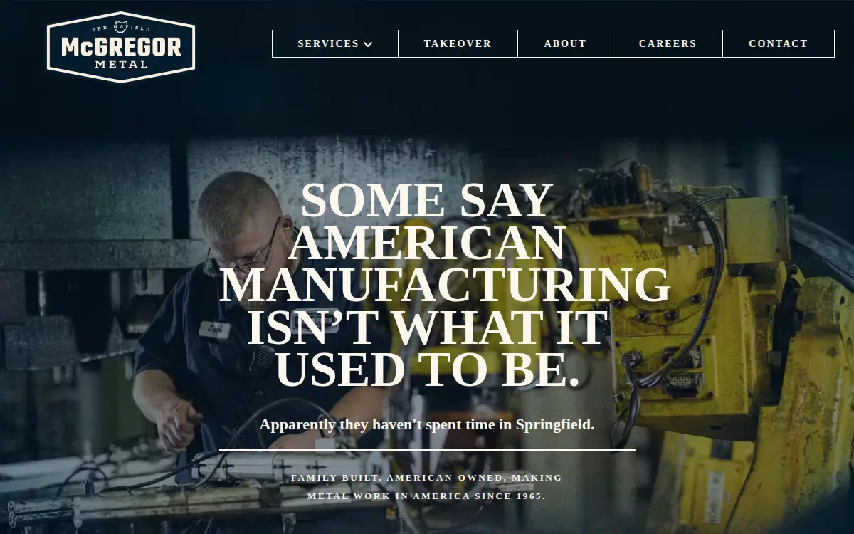 Homepage of Mcgregor Metal Holdings LLC