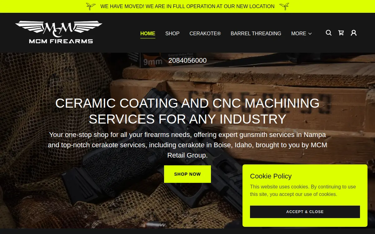 Homepage of Metalcraft Manufacturing LLC