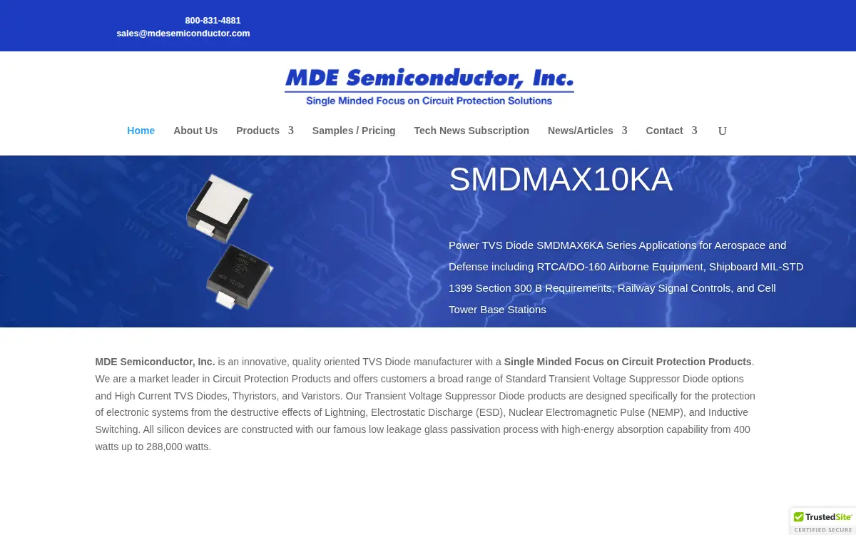 Homepage of Micro Device Electronics, INC.