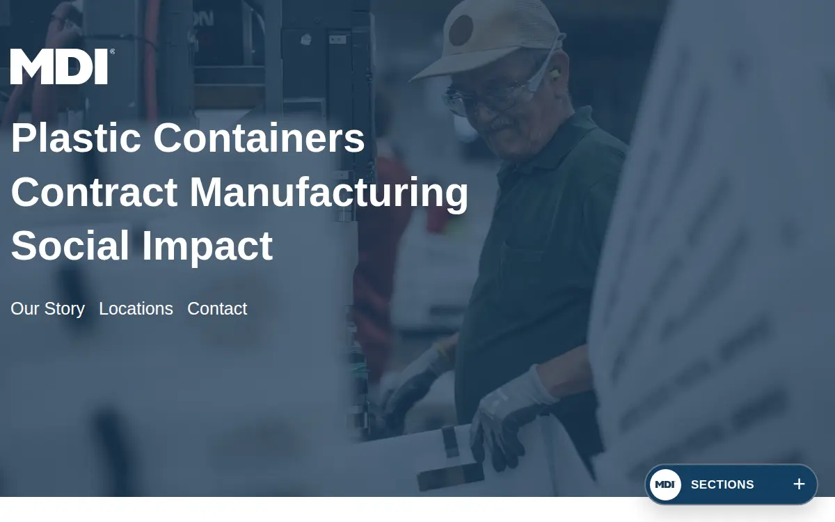 Homepage of Minnesota Diversified Industries, INC.