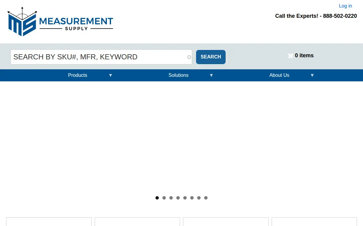 Homepage of Measurement Supply Company, INC.
