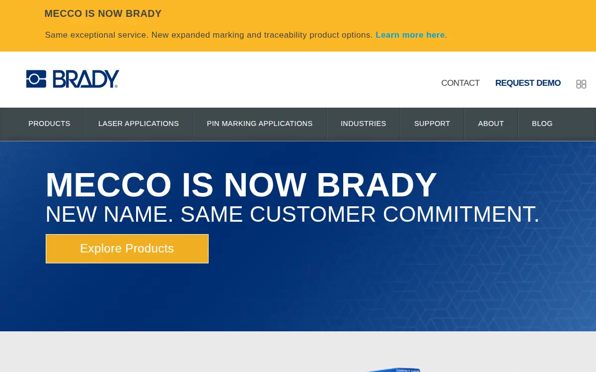 Homepage of Mecco Partners LLC