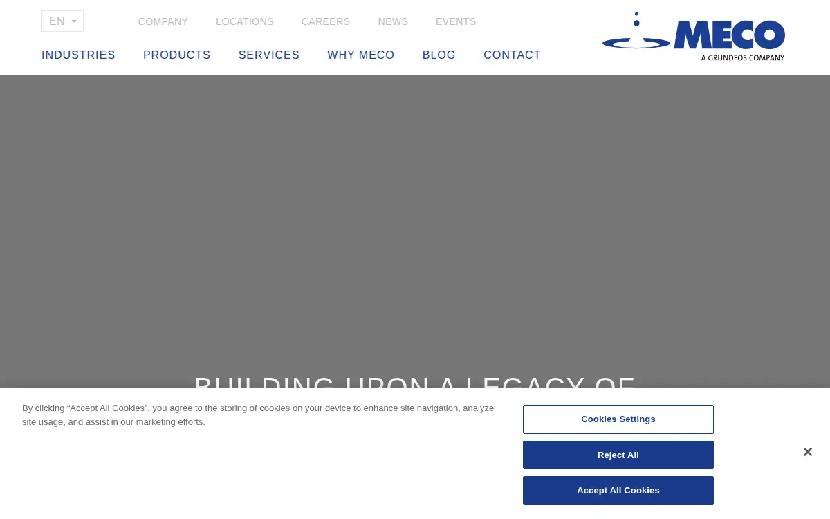 Homepage of Mechanical Equipment Company, INC.