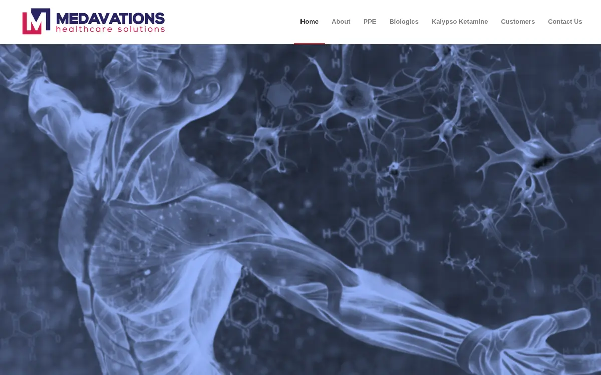 Homepage of Medavations, INC.