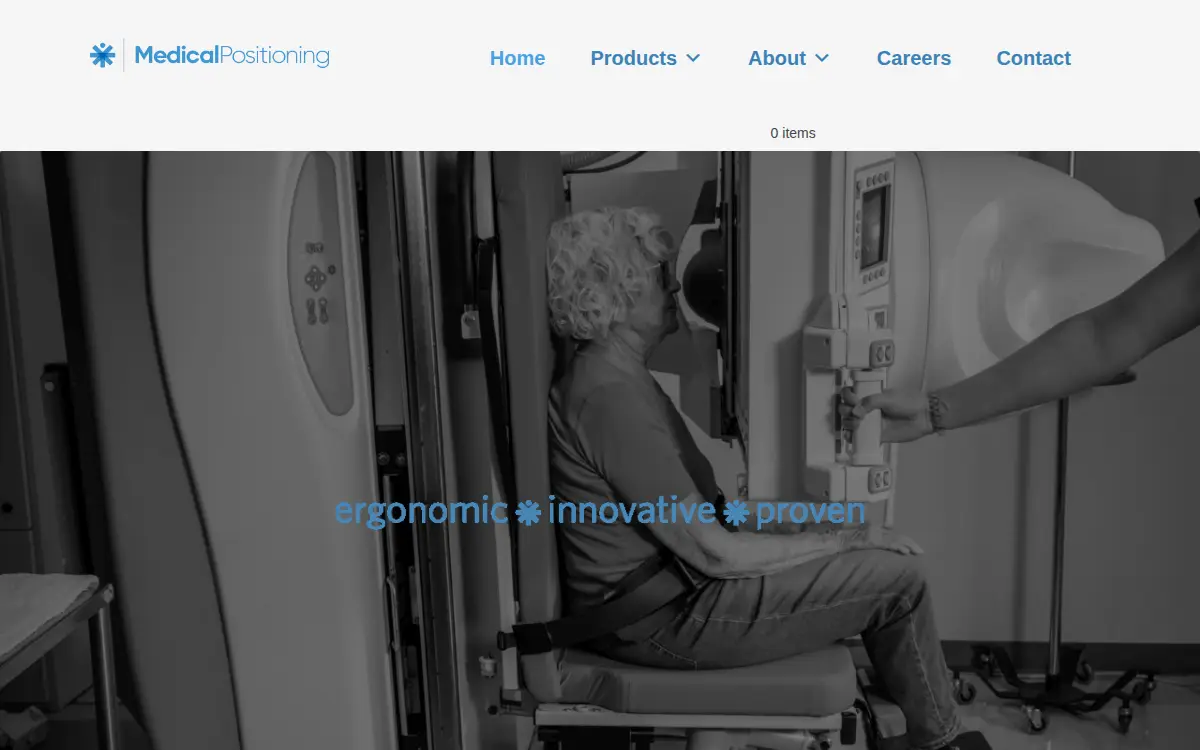 Homepage of Medical Positioning INC