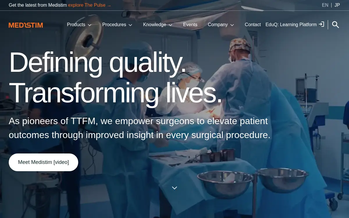 Homepage of Medistim Usa, INC.