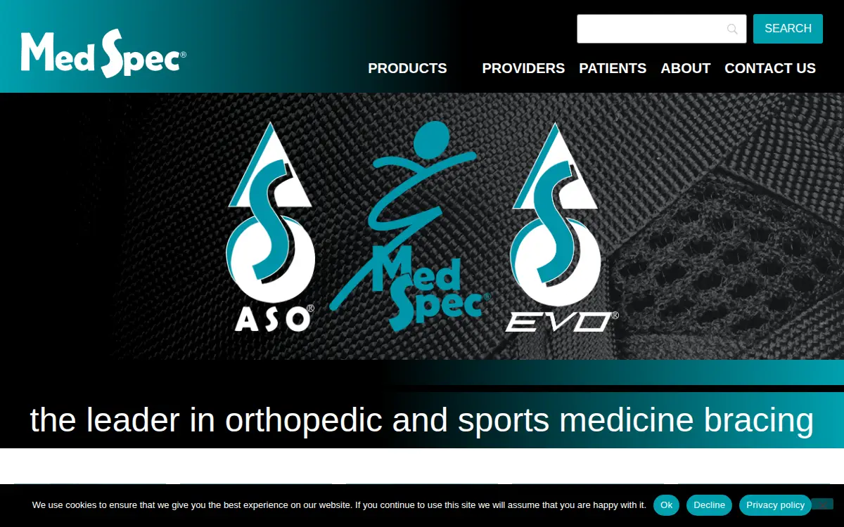 Homepage of Medical Specialties Incorporated