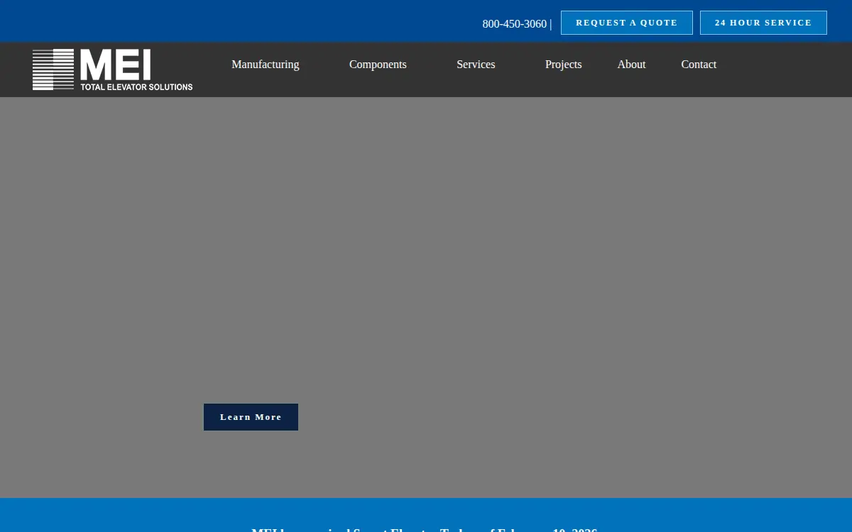 Homepage of Minnesota Elevator INC