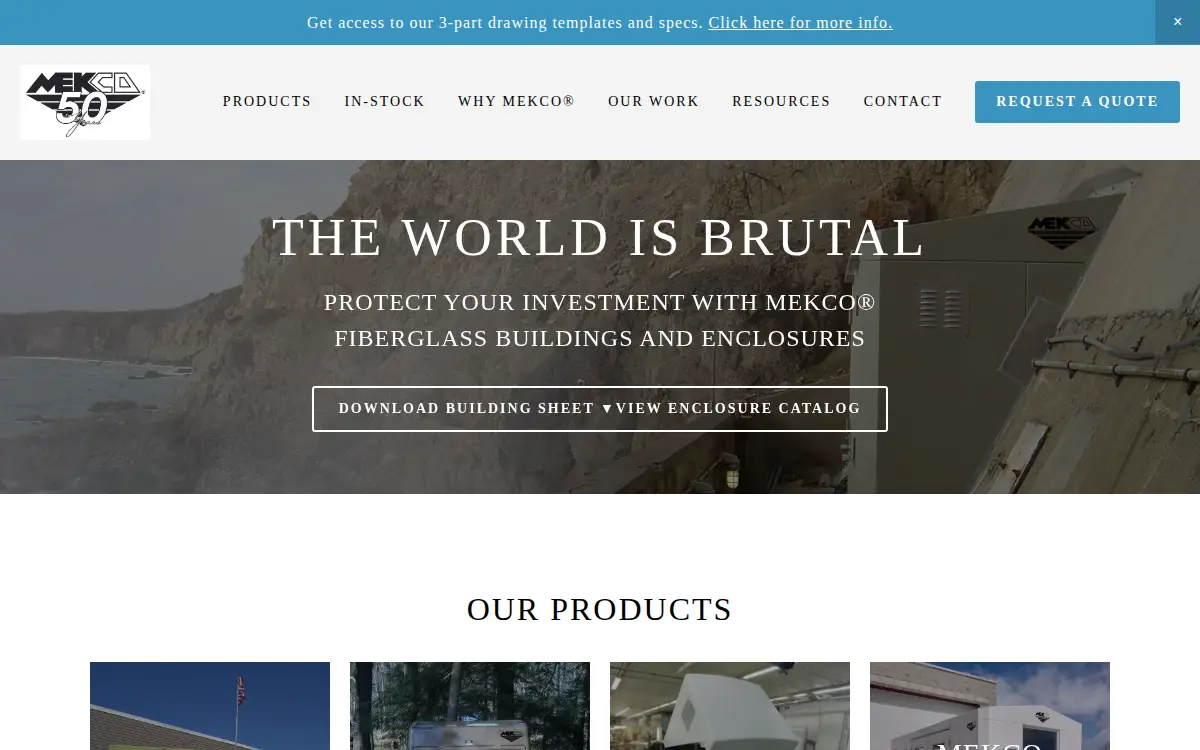 Homepage of Mekco INC