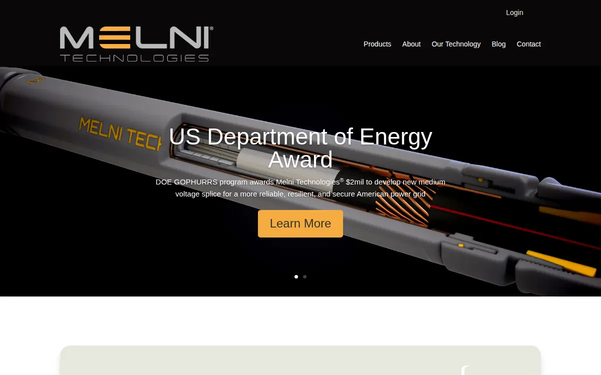 Homepage of Melni, LLC