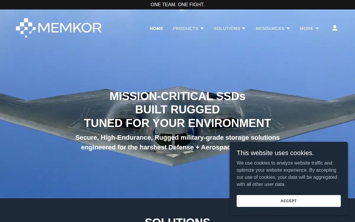 Homepage of Memkor INC