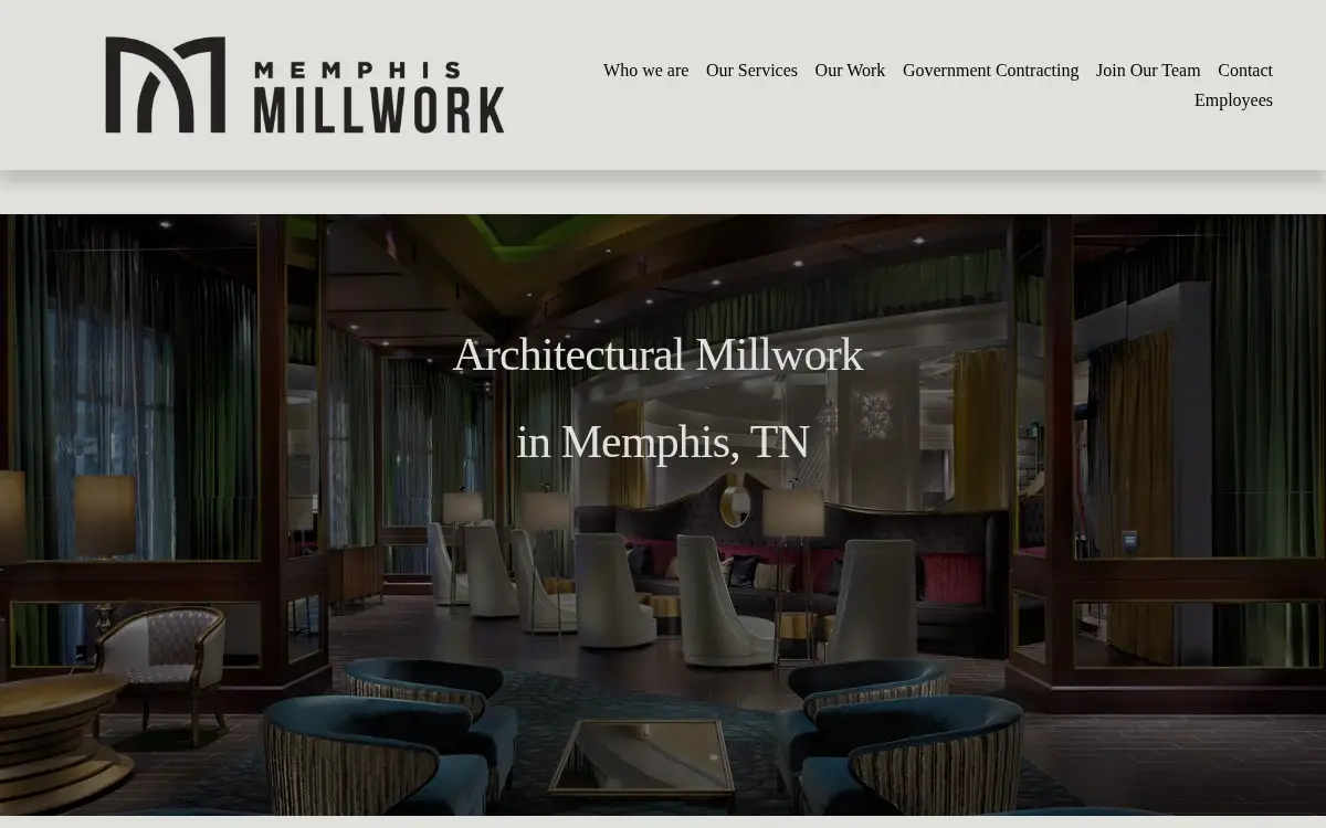 Homepage of Memphis Masterworks, LLC
