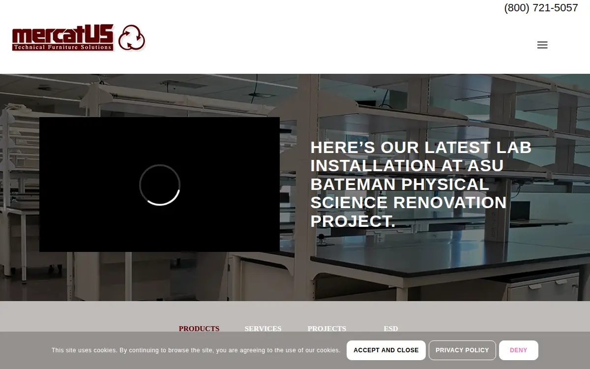 Homepage of Mercatus International Marketing INC