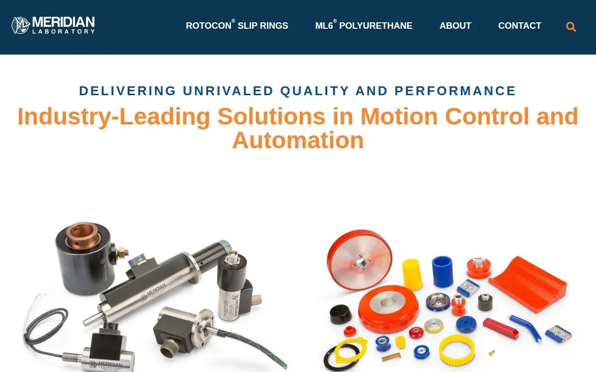 Homepage of Meridian Laboratory, INC