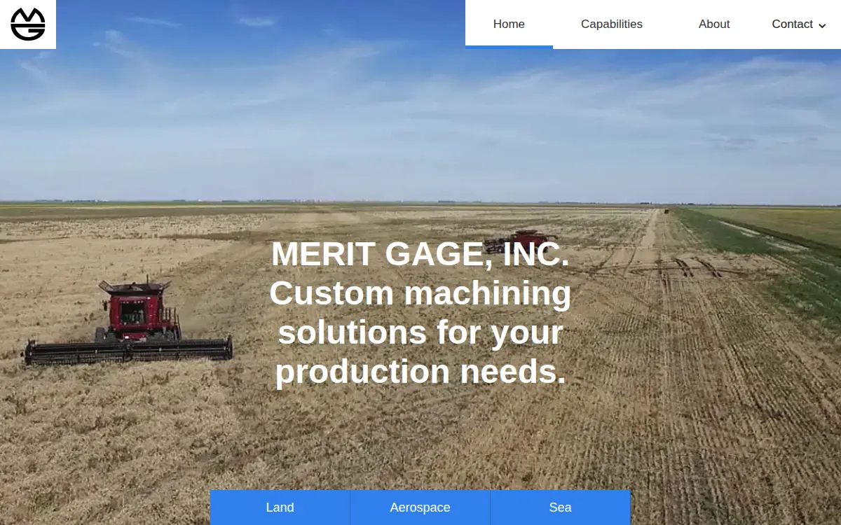 Homepage of Merit Gage INC