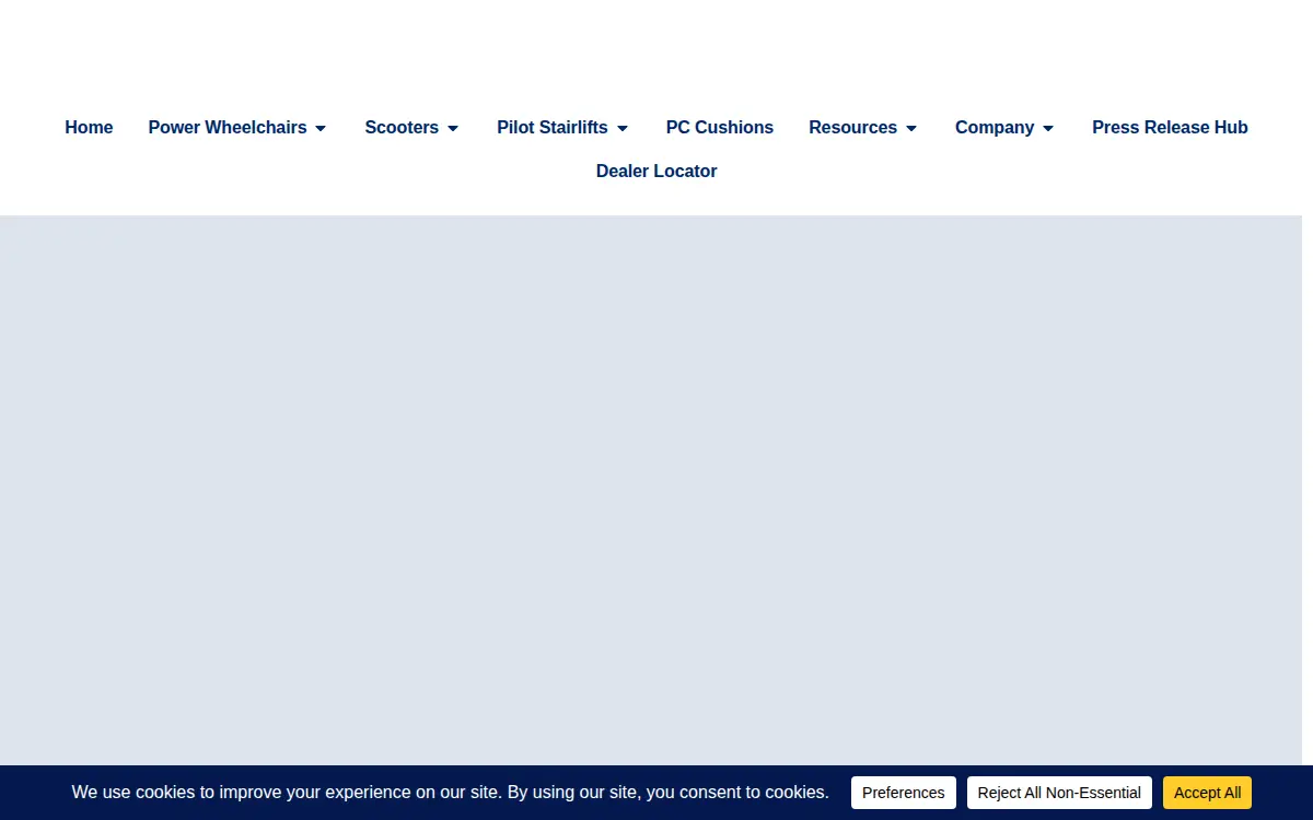 Homepage of Merits Health Products, INC.