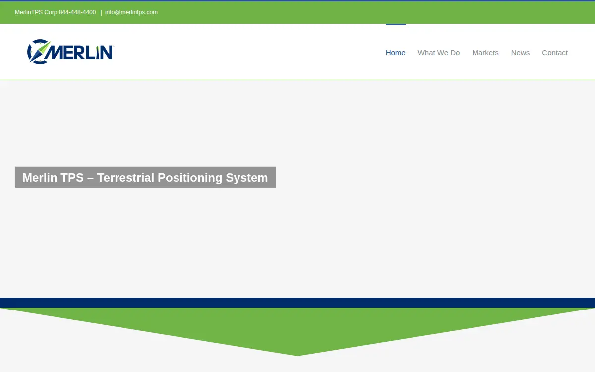 Homepage of Merlintps CORP