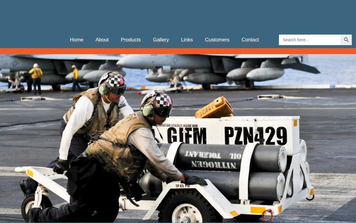 Homepage of Metadure Parts & Sales, INC.
