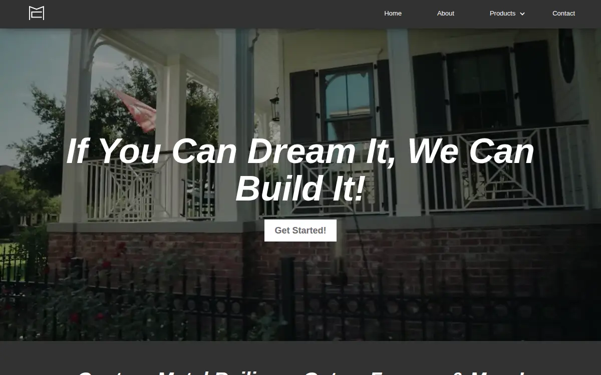 Homepage of Metalcraft of Pensacola, INC