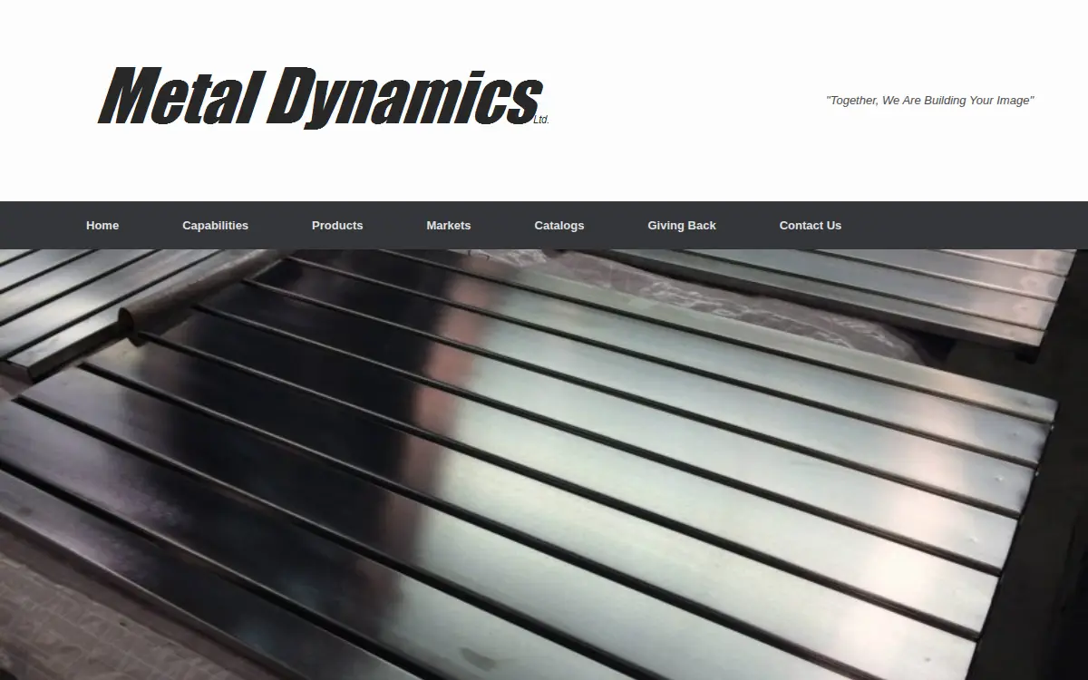 Homepage of Metal Dynamics LTD