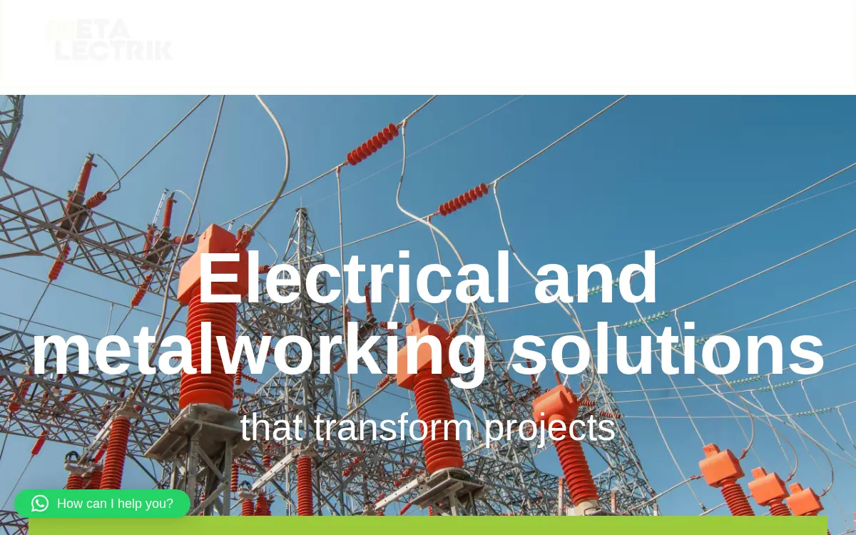 Homepage of Metalectrik Manufacturing CORP
