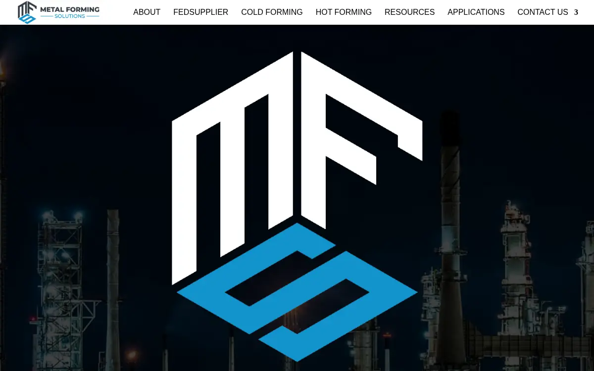 Homepage of Metal Forming Solutions LLC
