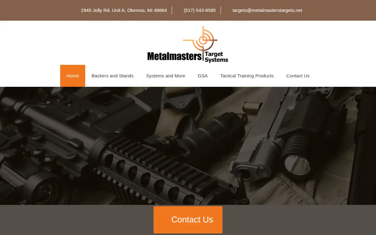 Homepage of Metalmasters Automated Target Systems, L.l.c.