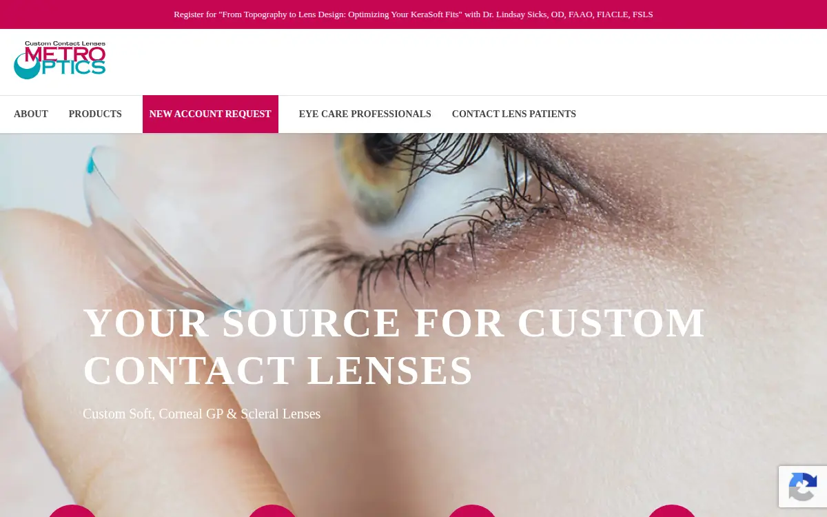 Homepage of Metro Optics of Austin, INC