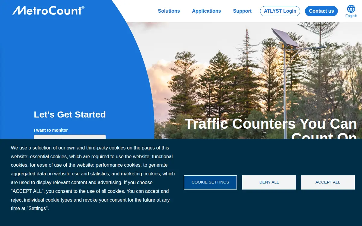 Homepage of Metrocount (usa), INC.