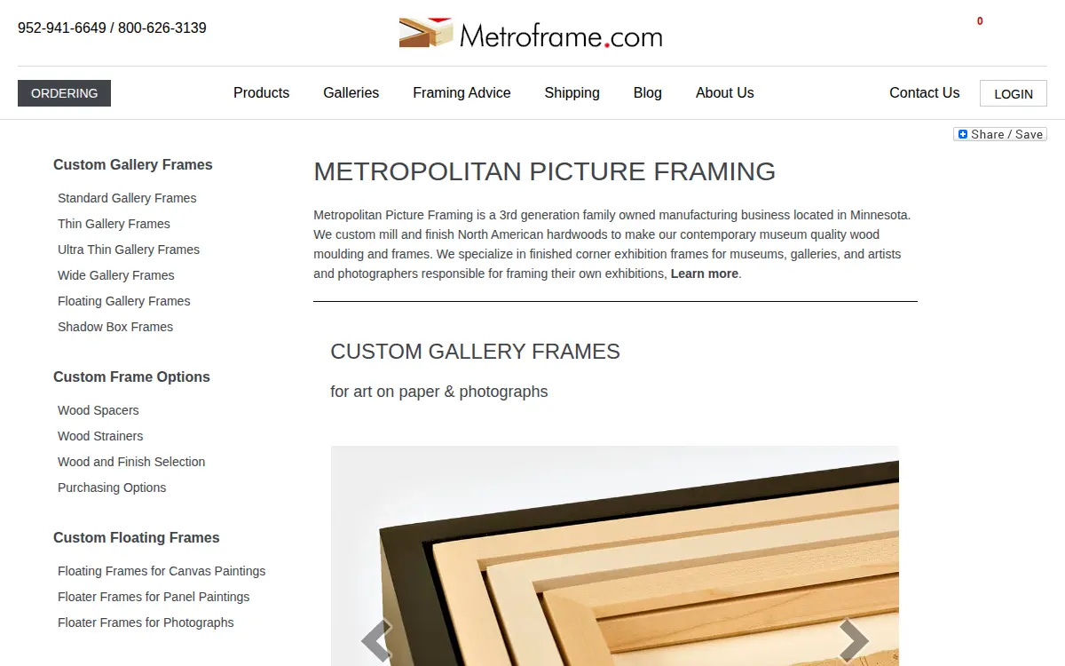 Homepage of Fys Framing INC