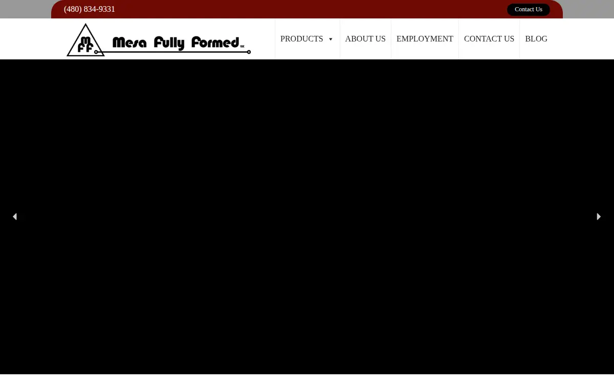 Homepage of Mesa Fully Formed, L.l.c.