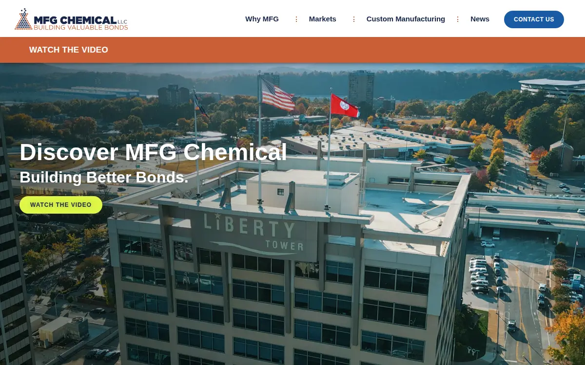 Homepage of Mfg Chemical LLC