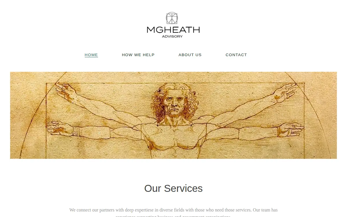 Homepage of Mgheath Advisory LLC