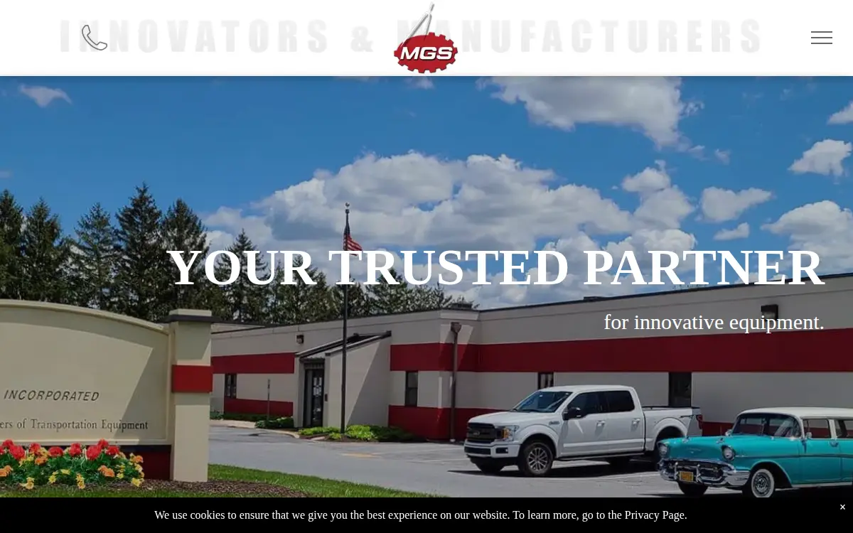 Homepage of Mgs INC