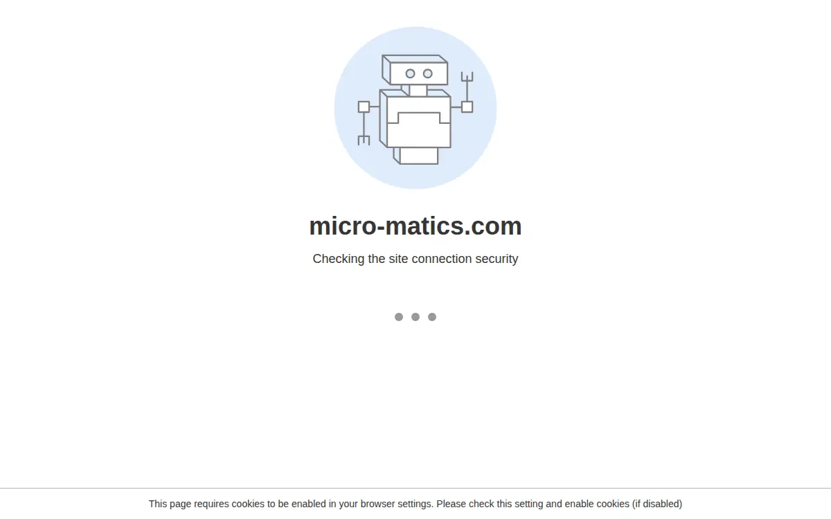 Homepage of Micro-matics INC.