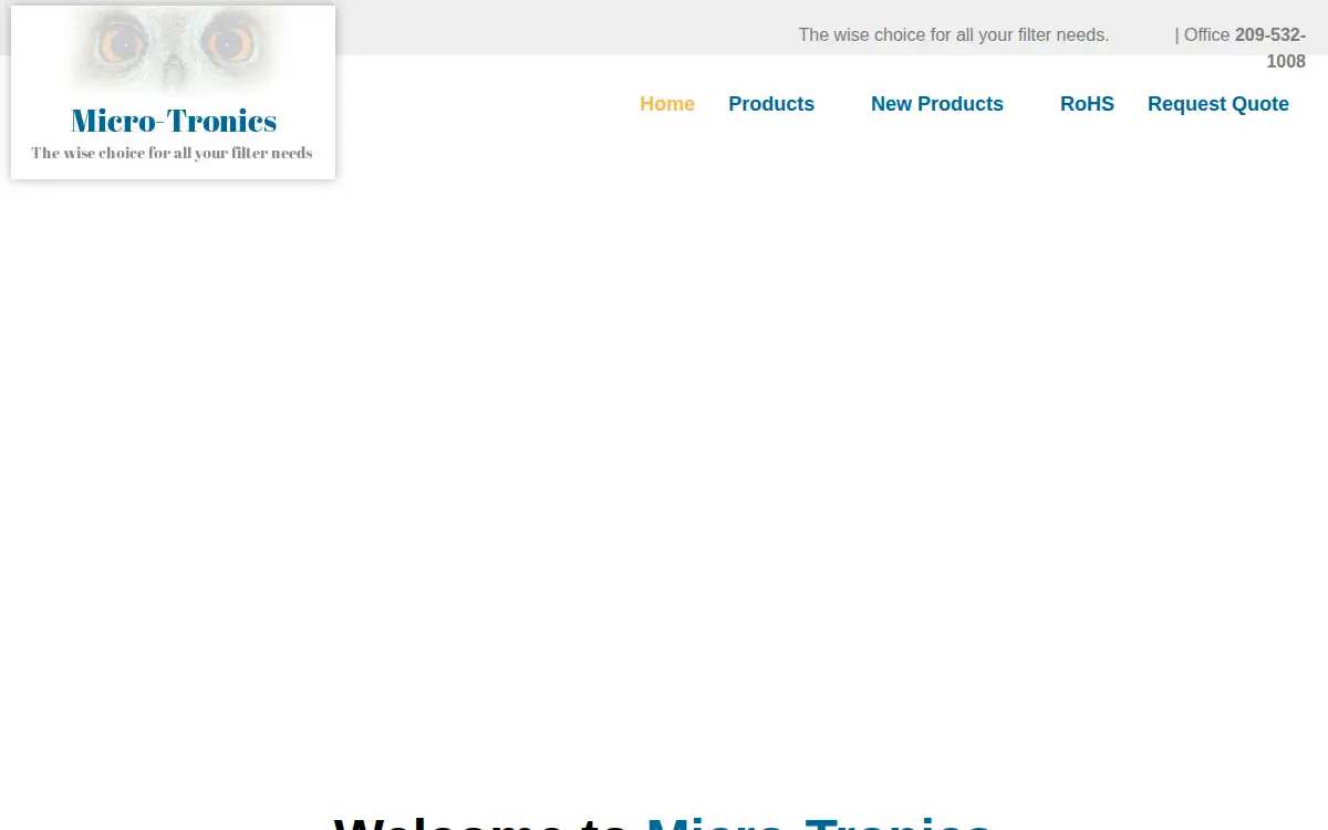 Homepage of O. M. Jones, INC
