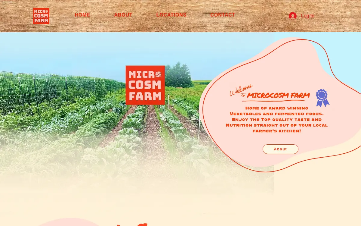 Homepage of Microcosm Farm LLC