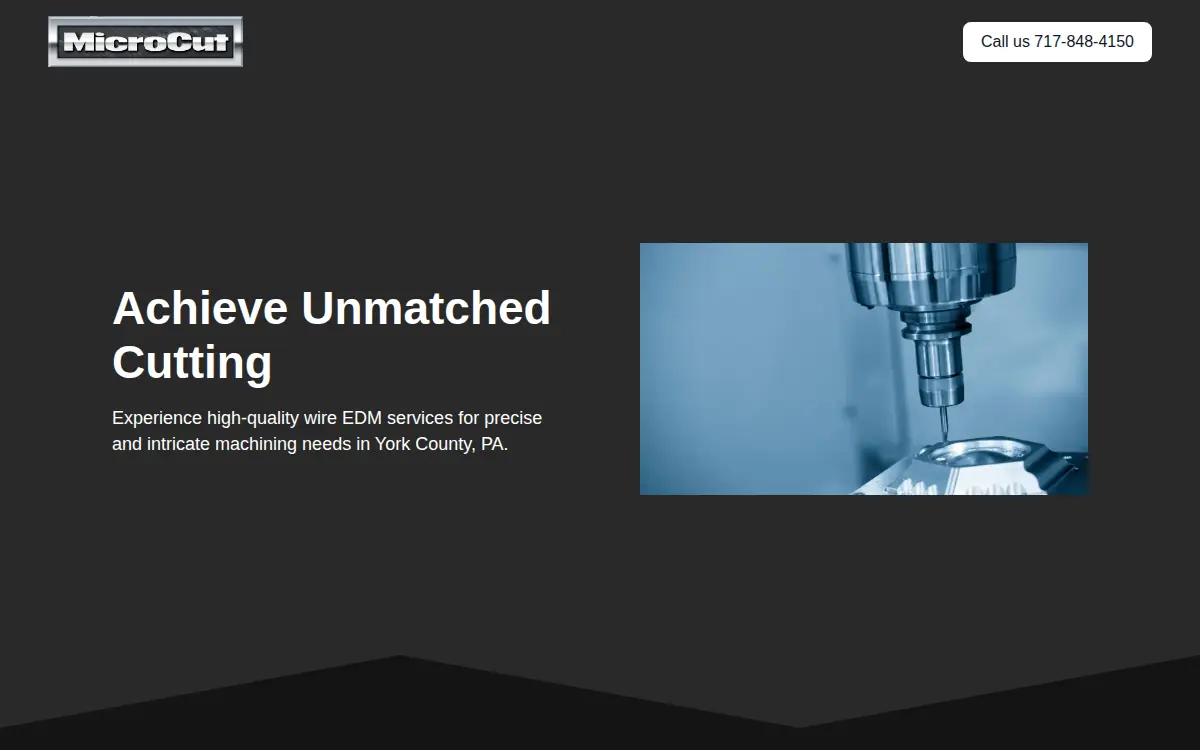 Homepage of Microcut, INC.
