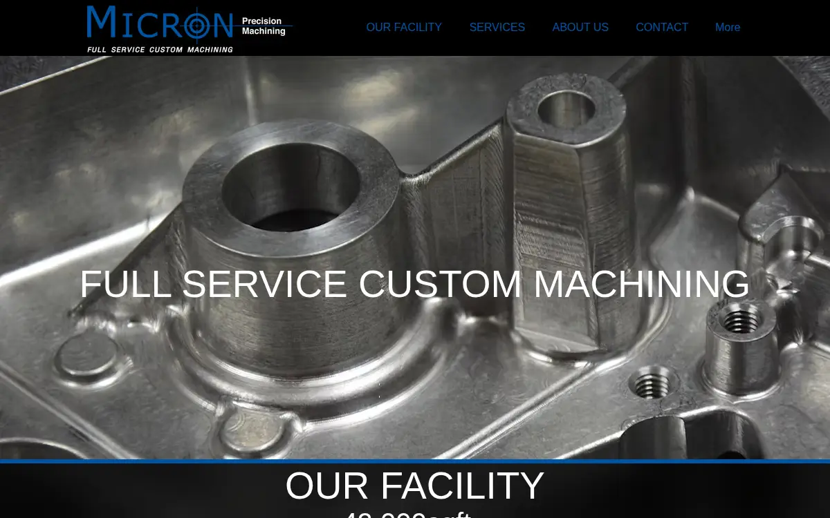 Homepage of Micron Precision Machining INC