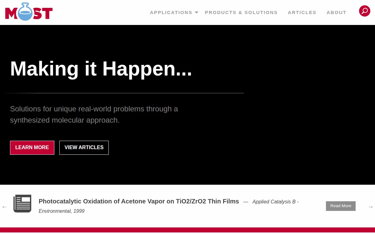 Homepage of Microporous Oxides Science & Technology LLC