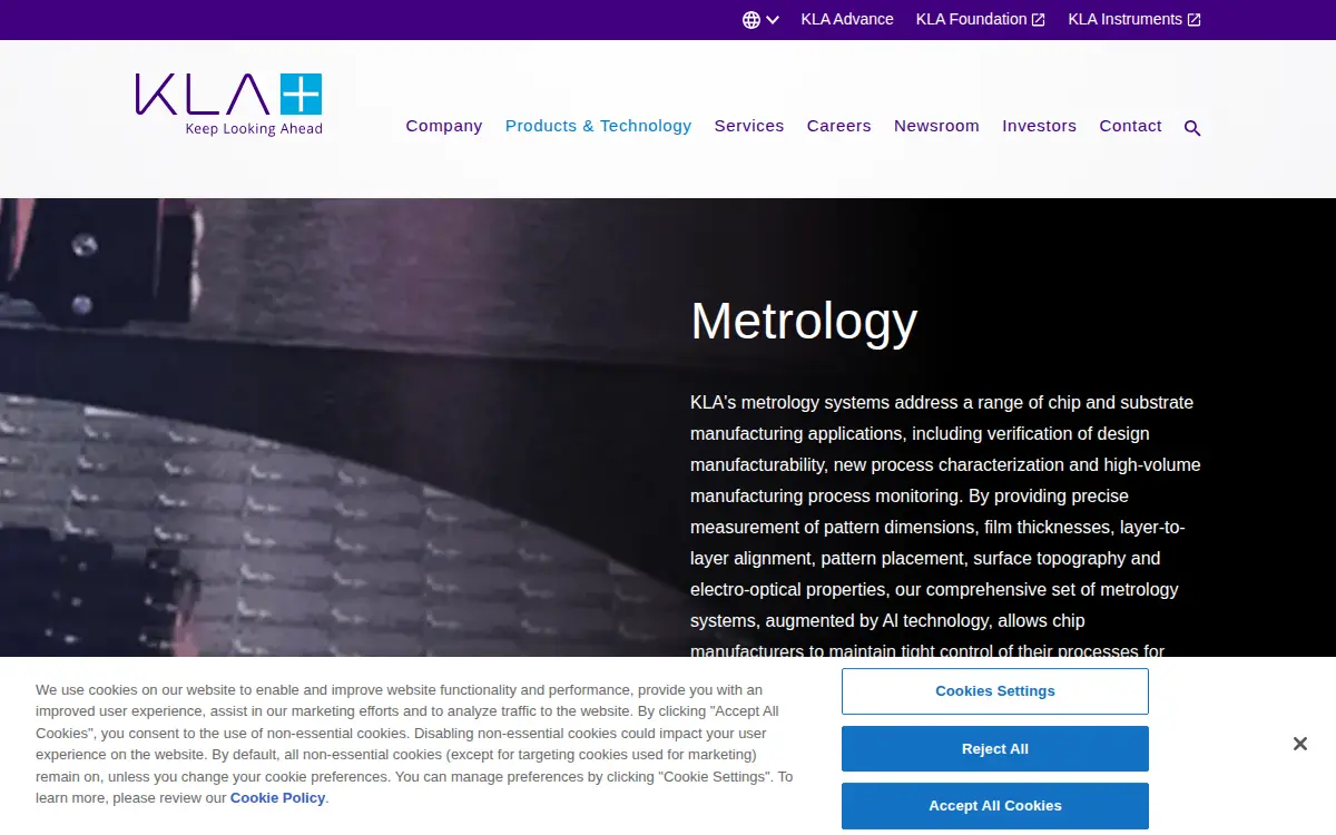 Homepage of Microsense, LLC