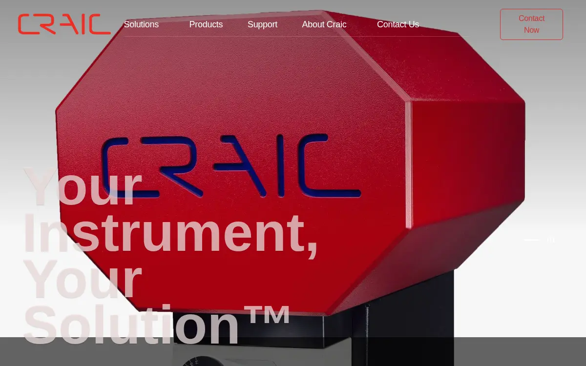 Homepage of Craic Technologies, INC.