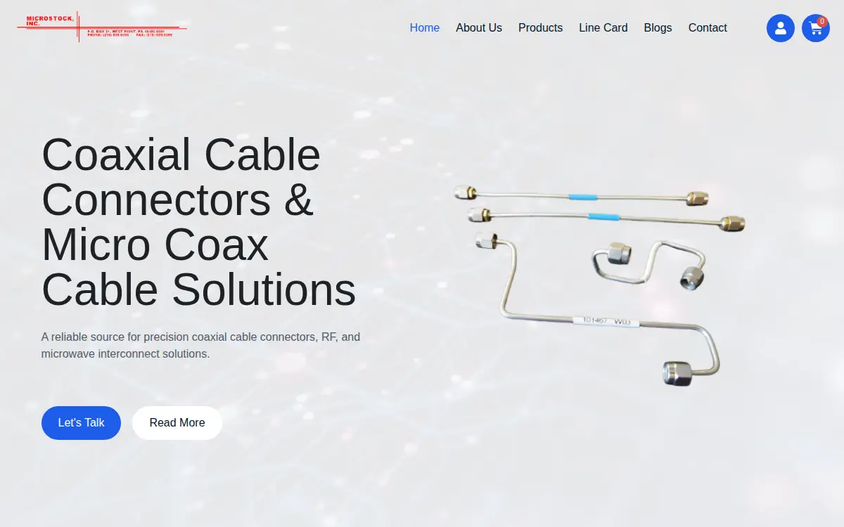 Homepage of Microstock INC