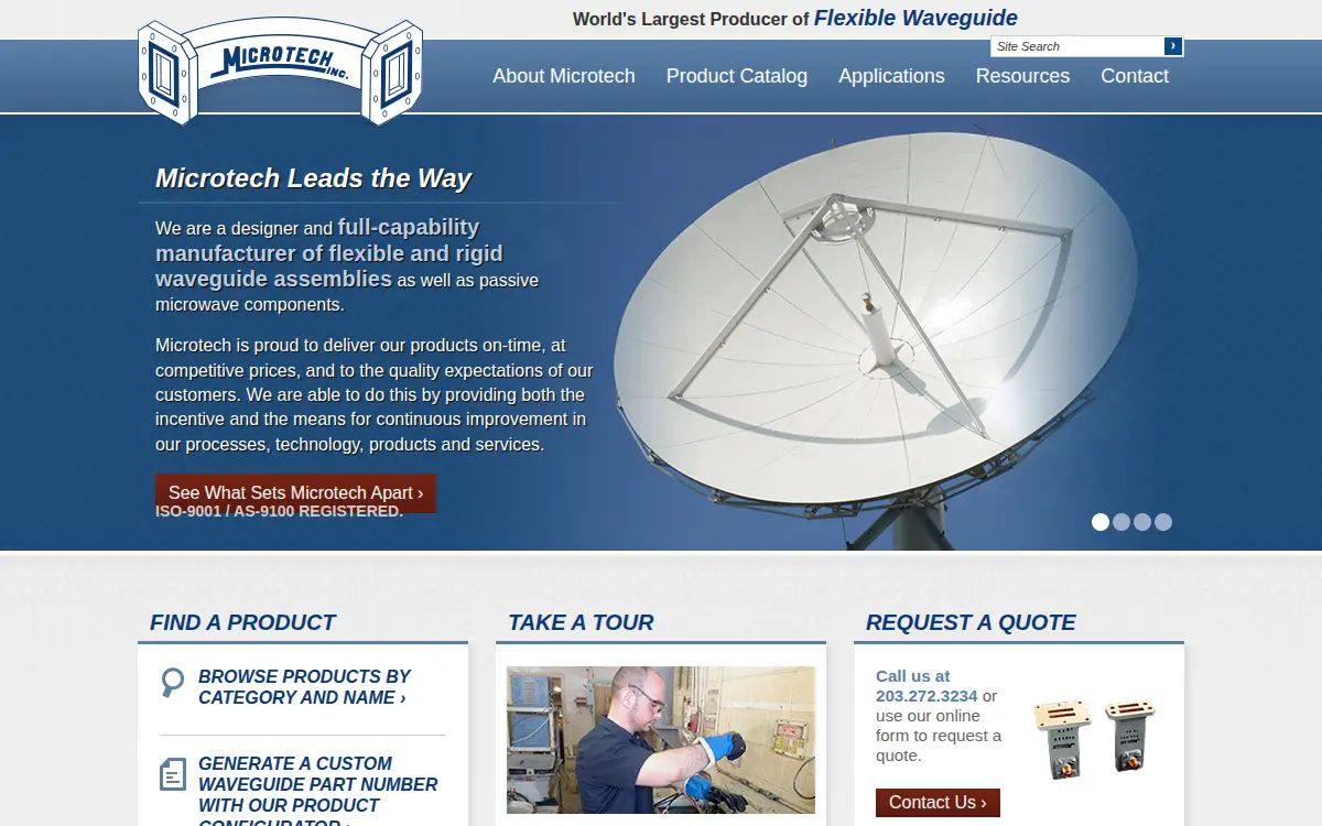 Homepage of Microtech INC