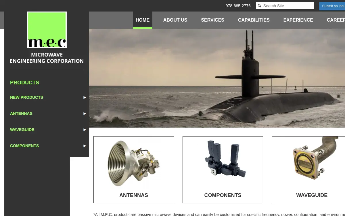 Homepage of Microwave Engineering Corporation