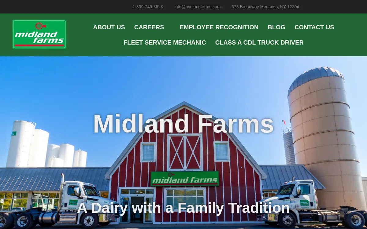 Homepage of Midland Farms INC