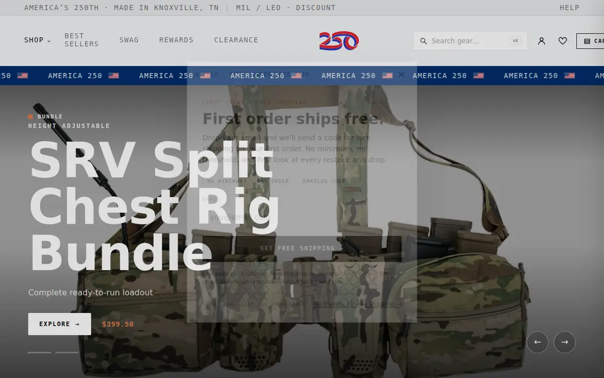 Homepage of Midwest Armor, INC.